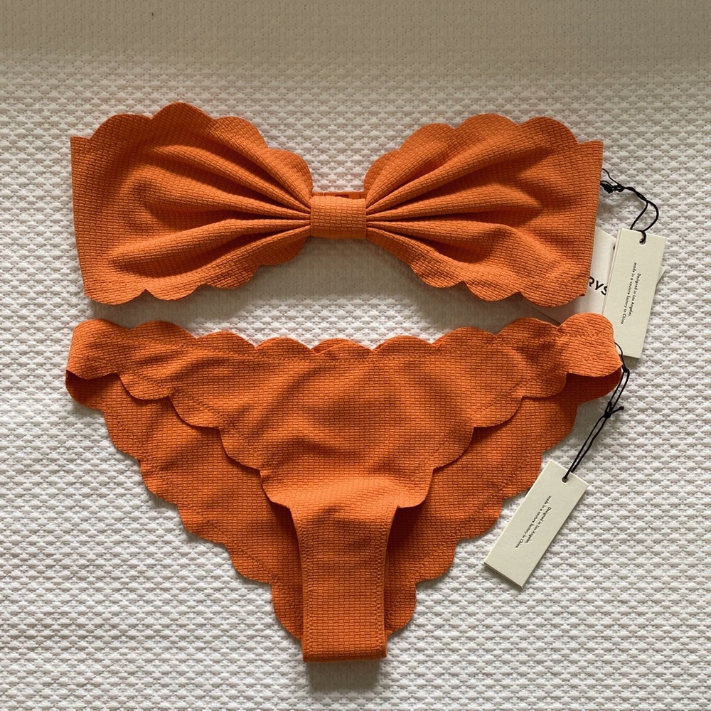 NWT terra cotta Marysia Antibes bikini XS